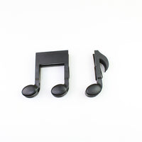 Cute Black Musical Note Snap Clips