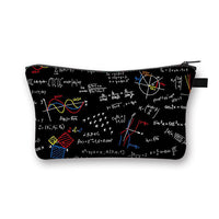 Cute Math and Science Cosmetic Bag [LOOK YOUR BEST IN MEETINGS]