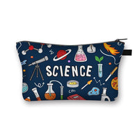 Cute Math and Science Cosmetic Bag [LOOK YOUR BEST IN MEETINGS]