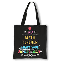 Cute Teacher Totes [BRIGHT, COLORFUL AND A LARGE SIZE]