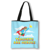 Cute Teacher Totes [BRIGHT, COLORFUL AND A LARGE SIZE]