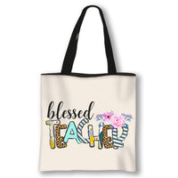 Cute Teacher Totes [BRIGHT, COLORFUL AND A LARGE SIZE]