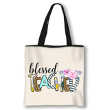 Cute Teacher Totes [BRIGHT, COLORFUL AND A LARGE SIZE]