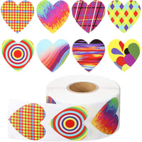 500 Beautifully Designed Love Heart Stickers [SHARE THE LOVE IN YOUR CLASSROOM]